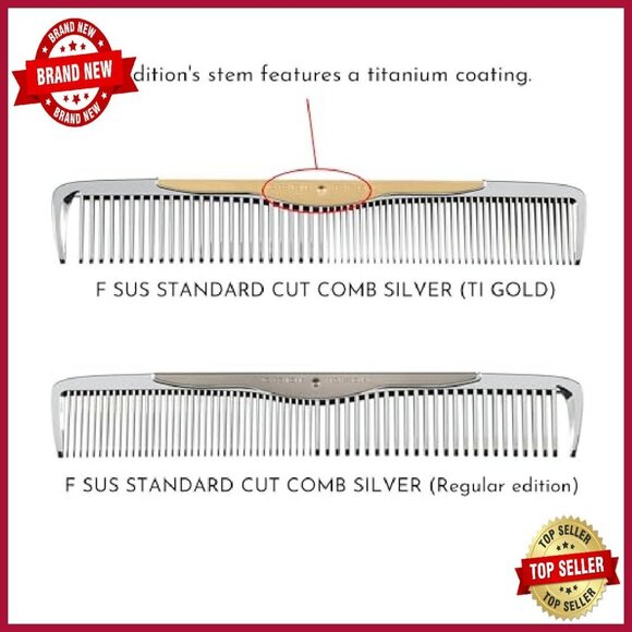 Japanese Chrome-Tech Hair Comb Lightweight Static Reducing Professional main image 5